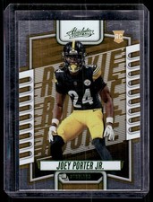 2023 Panini Absolute Green Joey Porter Jr. Rookie Pittsburgh Steelers #163