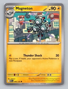 Magneton 046/132 Common Mega Evolution MEG EN Pokemon Base Set TCG