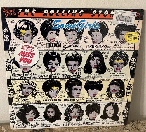 THE ROLLING STONES SOME GIRLS BANNED LUCY 1978 1ST PRESS WITH SHRINK STICKER