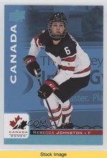 2017 Upper Deck Team Canada Juniors Blue Spectrum Rebecca Johnston #28 READ 0a1
