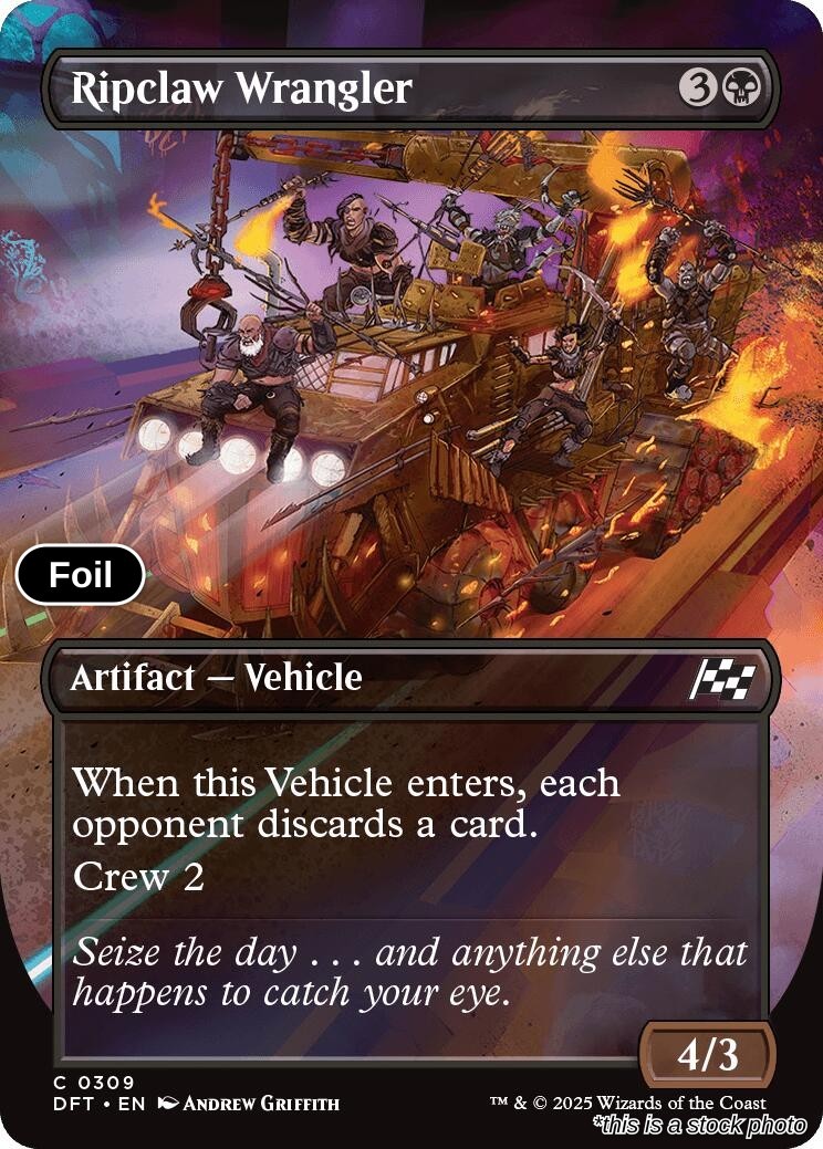 Ripclaw Wrangler (Borderless) Foil [DFT - 309] - Near Mint