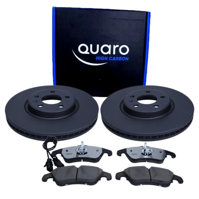 QUARO High Carbon Bremsscheiben 320mm CERAMIC Beläge WAKO Vorne für AUDI A6 C7