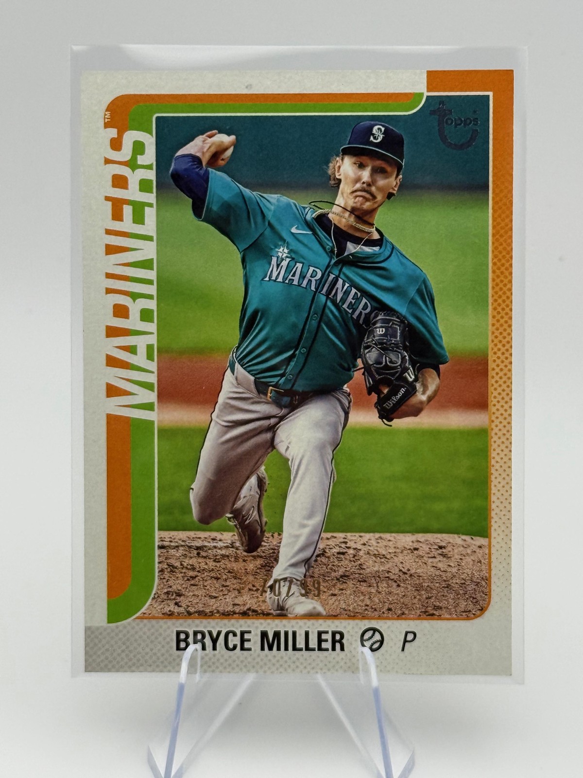 2025 Bryce Miller Topps Series Two Vintage Stock /99 Seattle Mariners