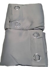 Pack of 2 Nicetown 70x95 Gray Blackout Total Shade Curtains