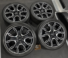 Chevy 24" Tahoe RST OEM Black Wheels Tires Rims GMC Yukon Denali Escalade TPMS