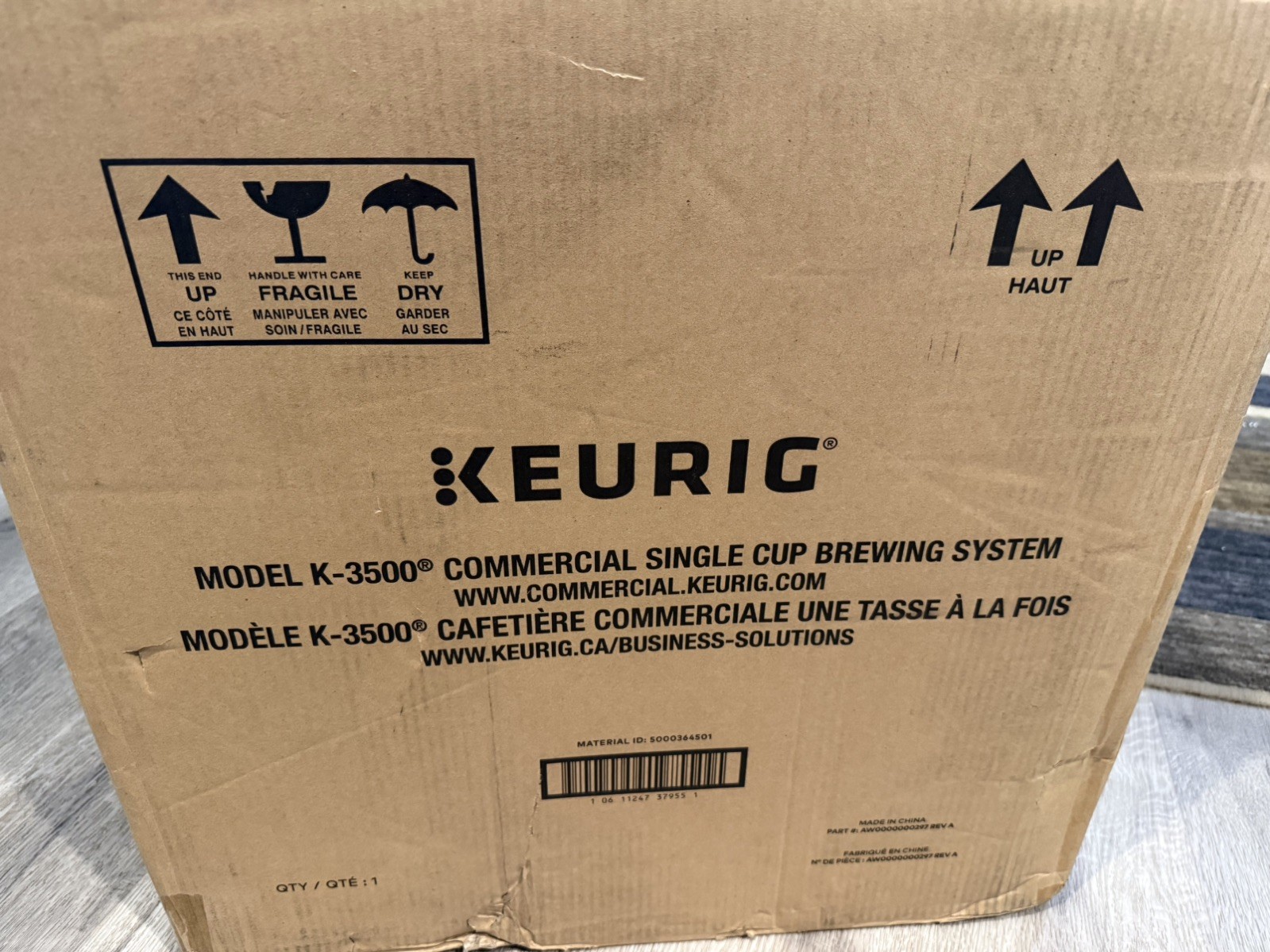 Model K3500 Open Box