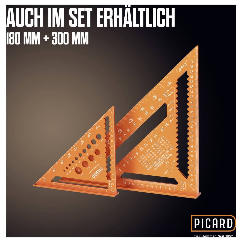 Équerre de charpentier 90° Picard résistant aux chocs pour alignement parfait - 3