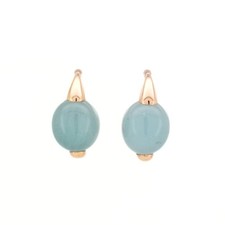 Orecchini Pomellato® Acquamarina Oro 18 Carati - Oro Rigenerato