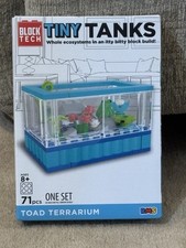 NEW, TINY TANKS TOAD TERRARIUM 71 PCS BLOCK S...