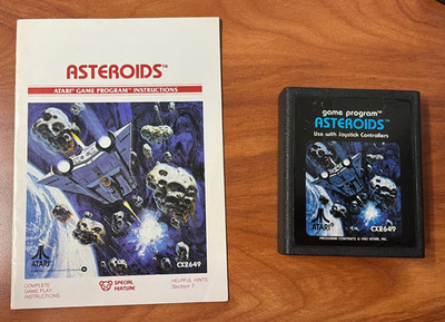 Asteroids (Atari 2600, 1981) with MANUAL