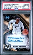 2024 BOWMAN UNIVERSITY BEST BEST OF 2024 AUTOS #B24MB MIKAYLA BLAKES 2/10 PSA 10