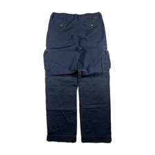 Vintage Polo Ralph Lauren Military Cargo Utility Pants Navy Blue Size 34x32 