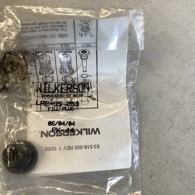 WILKERSON Fill Plug with O-Ring LRP-95-253 Lubricator Oil Stop Plug Air Lube🇺🇸