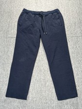 Mack Weldon Ace Sweatpants Mens Medium Navy Blue Stretch Drawstring Pockets