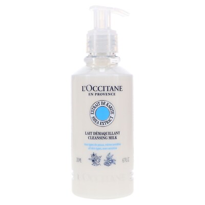 L'Occitane  Shea Butter Cleansing Milk  200ml / 6.7OZ  New