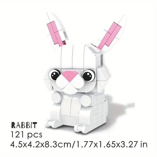 Cute Animal Assembly Building Blocks Small Particle Bricks Collection Decoration - Picture 8 of 13