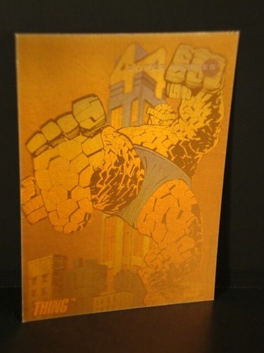 Marvel Universe 1992-Series 3 - "Hologram" - "Subset Chase Card" - "H-2 - Thing" - Picture 3 of 5