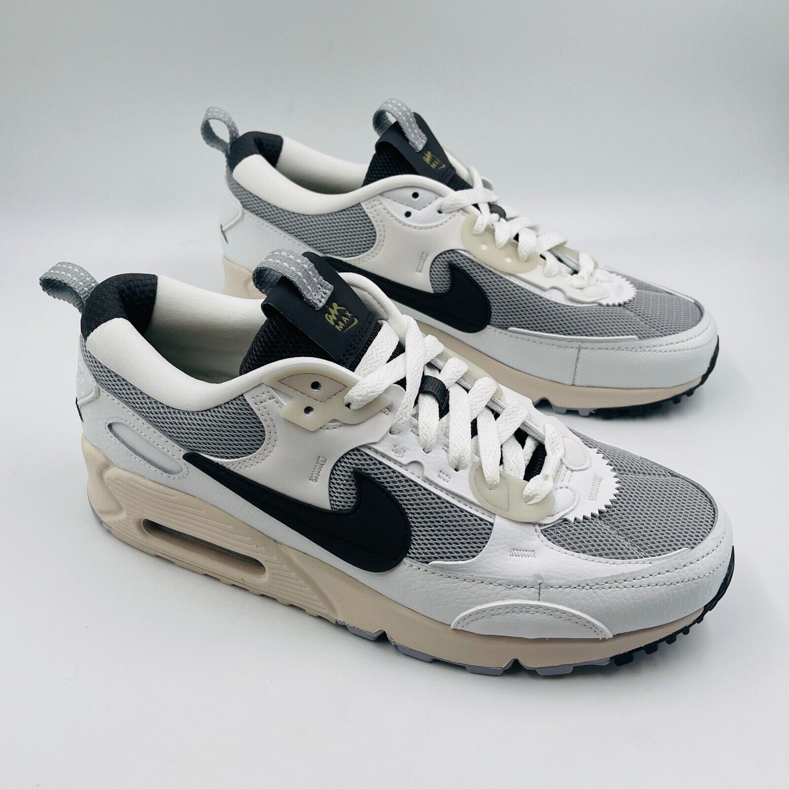 Nike Air Max 90 Futura Wolf Grey Sneakers DZ4708-001, Women's Size 10