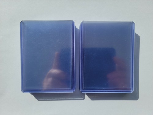 Gently Used Top Loaders and Sleeve Lot (100 Count) 3" x 4"