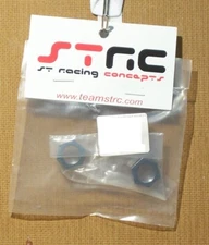 ST RACING CNC MACH ALUM. 17MM HEX ADPTR LOCK-NUT (1 PAIR) GUN METAL ST3654-17CGM