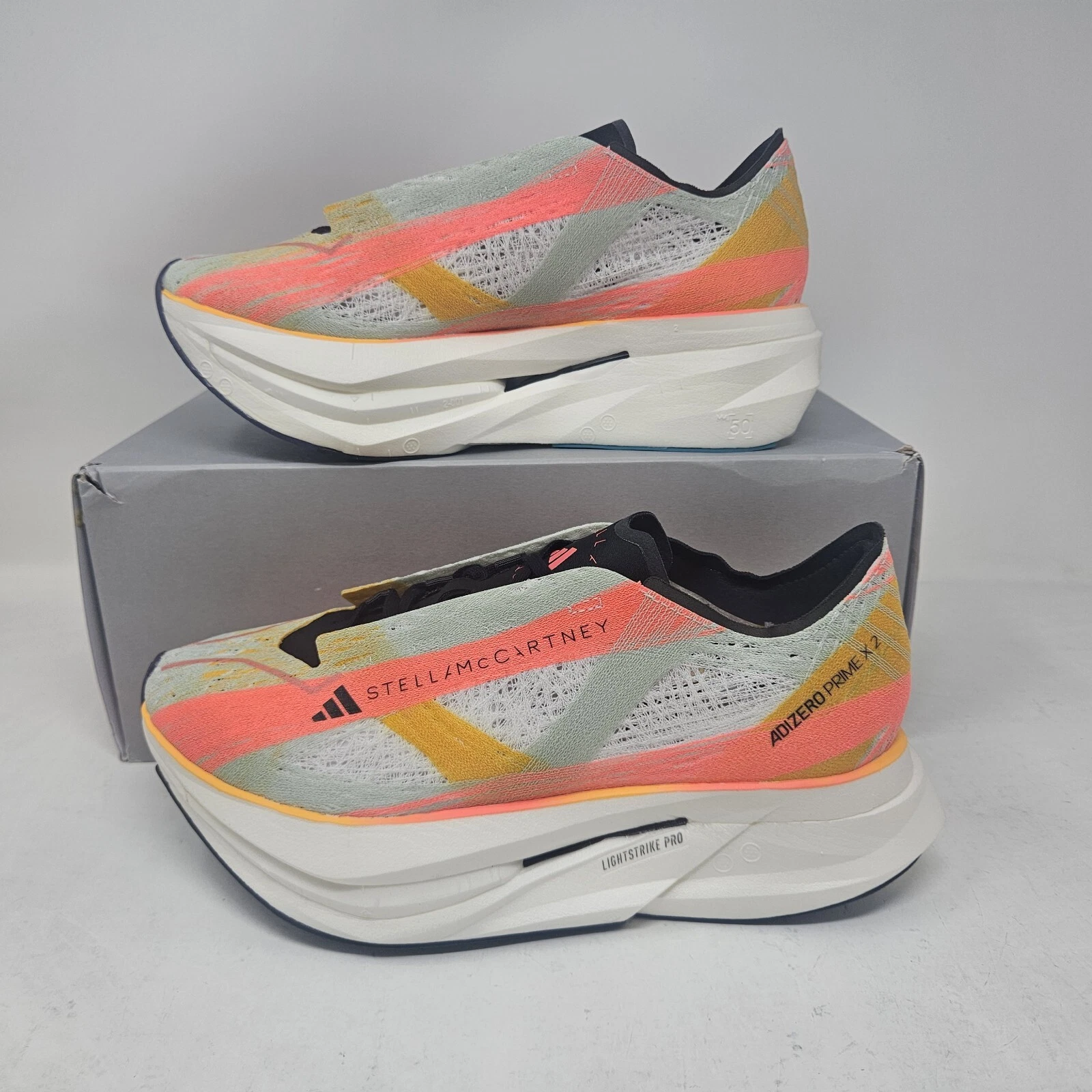 Wmns Adidas Stella McCartney Adizero Prime X 2 Strung / IE3510 / Multiple Sizes