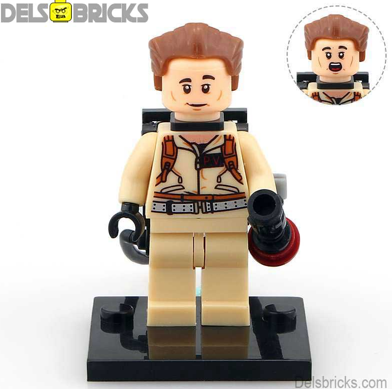 Ghostbusters set of Lego Minifigures custom toys Delsbricks