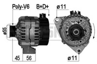 Messmer Lichtmaschine Generator 90A 14V FüR Mercedes-Benz SLK 230 Kompressor