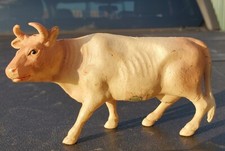 Antique Cow Celluloid Toy Animal Passed INSPECTION STAMP JAPAN 5"