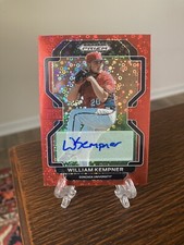 2022 Prizm DP #PDP106 William Kempner /99 Red Circle Donut RARE AUTO PRE ROOKIE