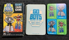 1985 GO BOTS Mighty Robots Giant Card Game FN /VG Complete Golden