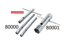 Rothenberger Monoblock Tap Spanner & Tap Backnut Set 4 Pack inc 1/2" 3/4"