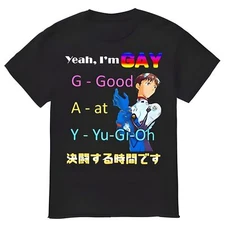 Hot Yeah I'm Gay Good At Yugioh Shirt Gift For Fans Men S-5XL Shirt EE8793