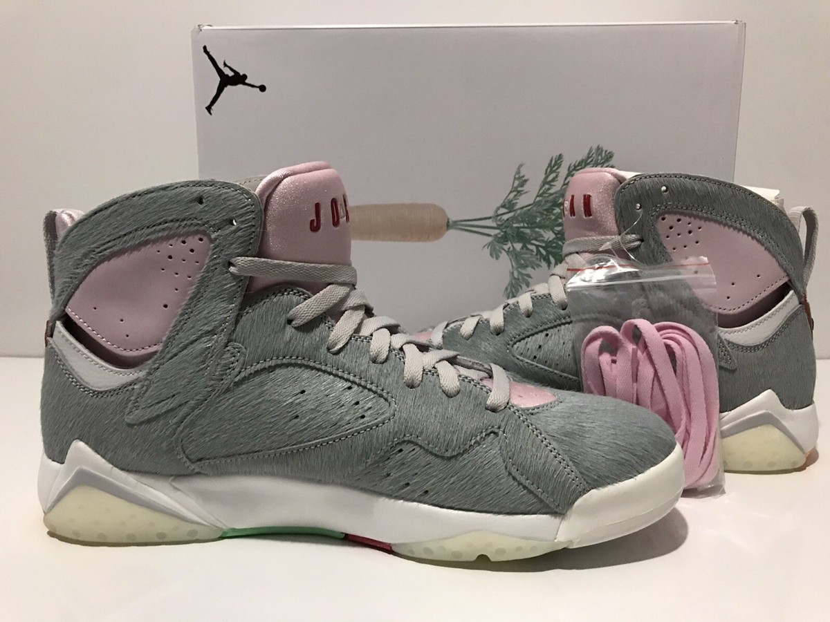 Na♡ Air Jordan 7 Retro HARE 2.0 Easter Neutral Grey Pink White