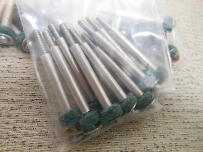 #ad PC Project Board Spacers 12 LOT 1.25quot; Aluminum Washer Felt #6 2quot; screw 1960#x27;s $3.49