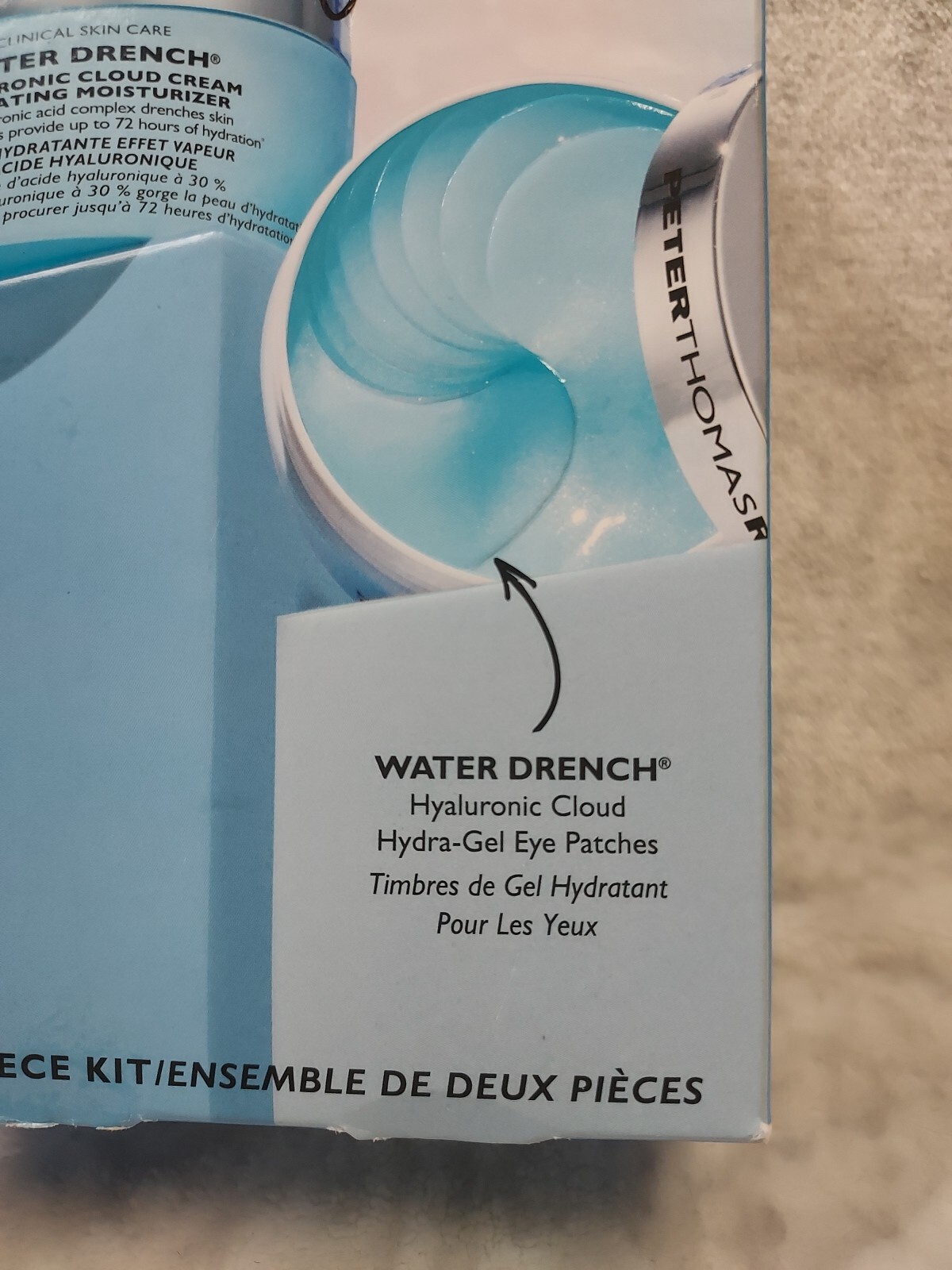 Peter Thomas Roth Water Drench Cloud Cream & Eye Patches Full Sizes New in Box