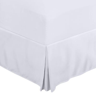 Utopia Bedding Queen Bed Skirt - Soft Quadruple Pleated Ruffle - Queen, White 