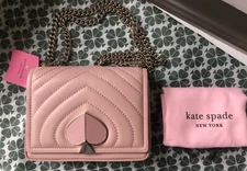 Kate Spade Amelia Small Convertible Flap Shoulder bag NWT Flapper Pink