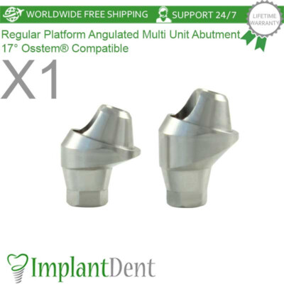 1x Dental Regular Platform Multi Winkelprothese 17° Kompatibel Titan Werkzeug
