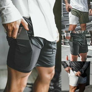 exercise shorts with phone pocket