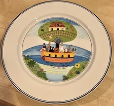Villeroy & Boch Laplau #2 Design Naif NOAH’S ARC 10 3/4" Dinner Plate Luxembourg