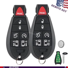 2 Remote Key Fob For 2008 2009 2010 2011 2012 2013 2014 2015 Dodge Grand Caravan