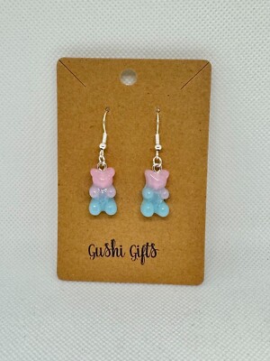Handmade Woman Dangle Earring Gummy Candy Charm Gift Black Friday Hypoallergenic