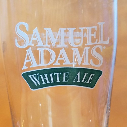Lot of 2 Samuel Adams White Ale Beer Bar Glasses 16 oz 6 1/2" Tall eBay