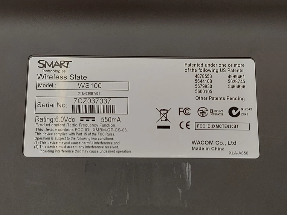 ⭐⭐⭐⭐⭐ Smart Technologies AirLiner Wireless Slate WS100 Bluetooth Whiteboard - Image 4 of 4