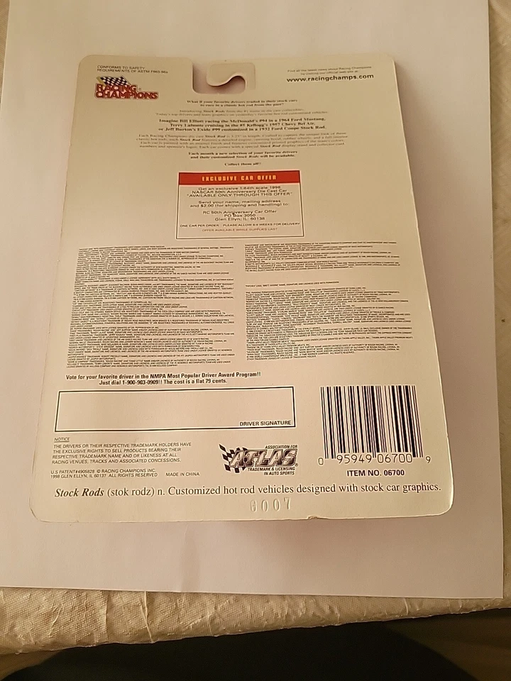 Terry LaBonte Stock Rods Racing Champions 1958 Impala 1/64 Froot Loops B’lasted Foto 2 de 2