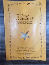 Sweet Jamaica Caribbean Bath Salts With Island Vanilla Nutmeg Orange 5.25 Oz