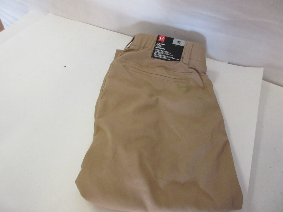 Under Armour 1343177 Brown Showdown Golf Pants Unhemmed MENS SIZE 32 eBay