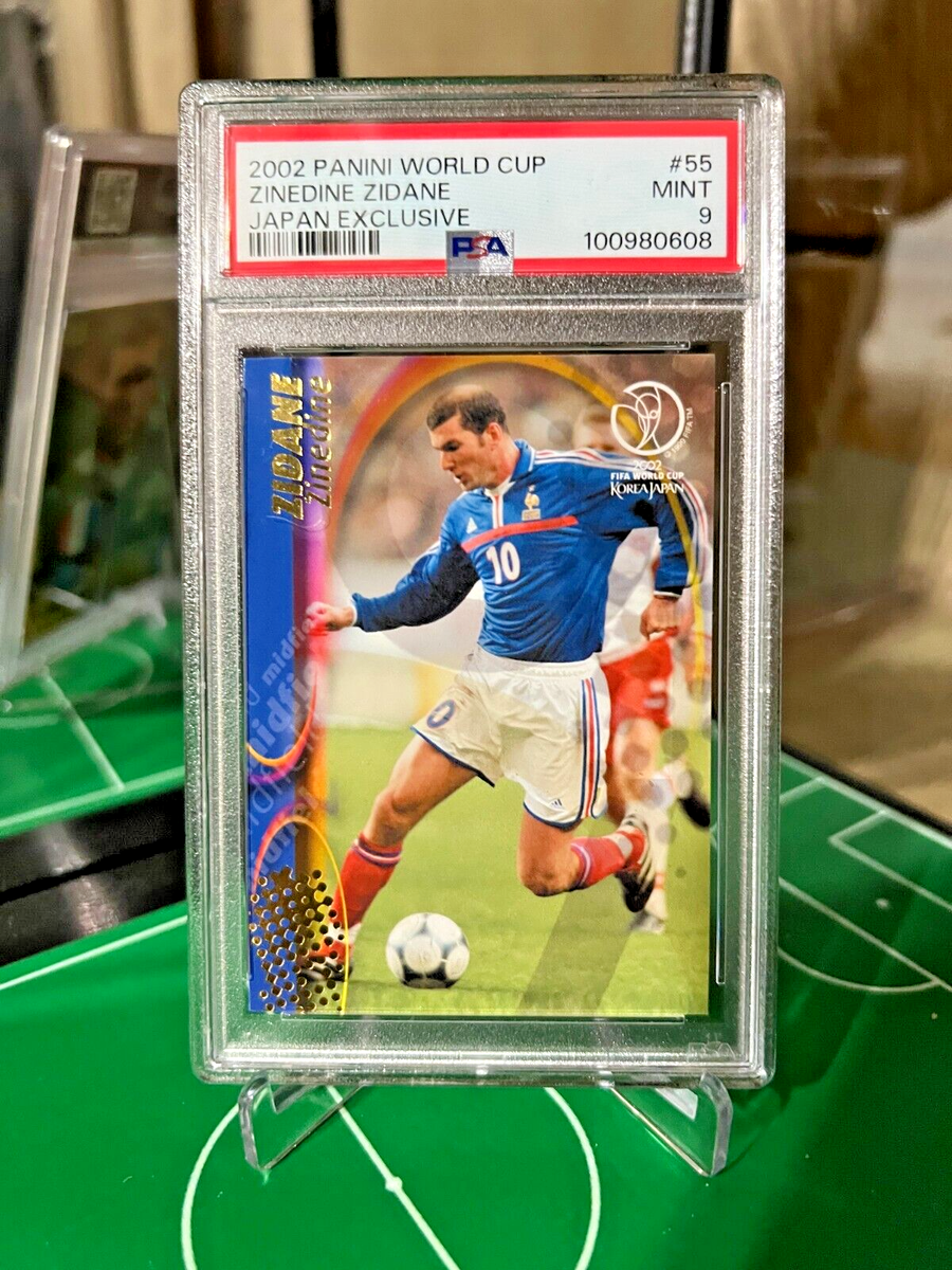 2002 PANINI WORLD CUP OPENING SERIES JAPAN EXCL USIVE #55 ZINEDINE