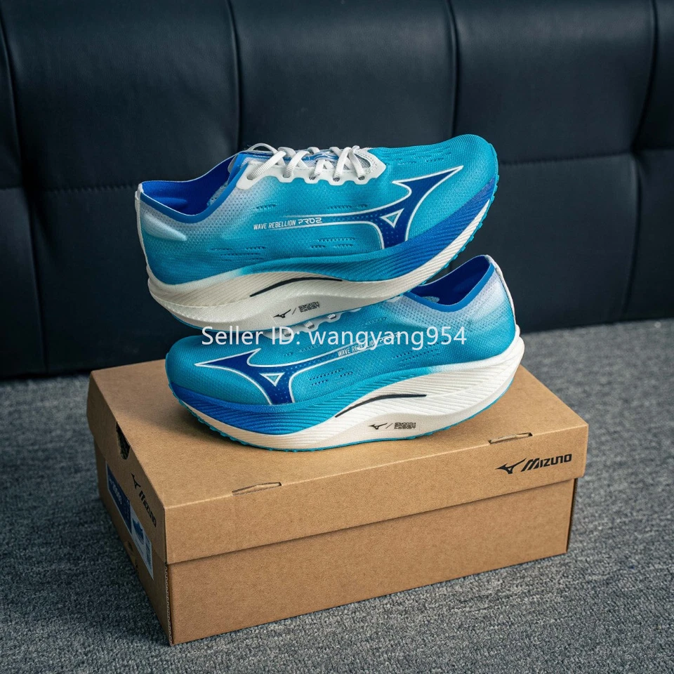 Mizuno Wave Rebellion Pro 2 Hombres Zapatos para Correr en Carretera Carreras Maratón Tenis GIMNASIO Foto 3 de 4