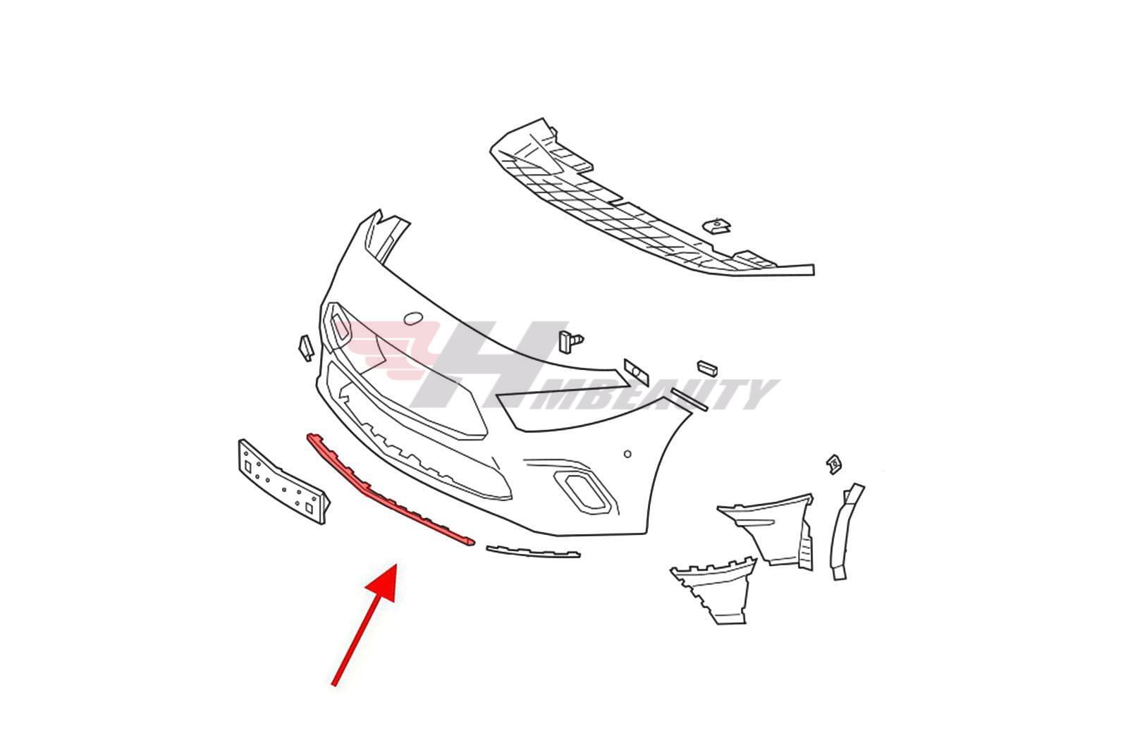 Molla Cofano Anteriore Per Mercedes Classe A W177 – Ricambio OEM A1778803100 – In Metallo E ABS - 4